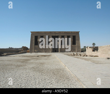 Temple of Hathor Denderah Qena Egypt Stock Photo