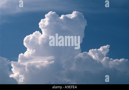 Large cumulus cloud in a blue sky Africa Stock Photo