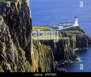 GB - SCOTLAND:  Neist Point Lighthouse on the Isle of Skye Stock Photo