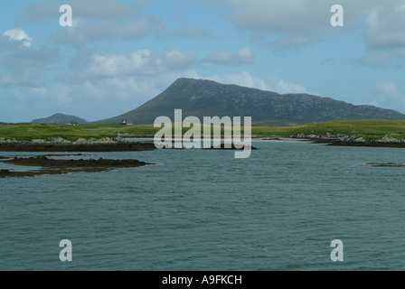 North Uist  Eaval across the loch's outer hebrides western isles scotland Stock Photo