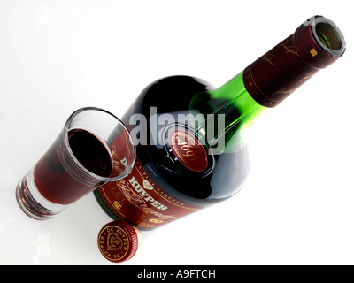 De Kuyper Cherry Brandy Liqueur Stock Photo