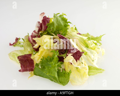 Mixed Salad Leaves Stock Photo