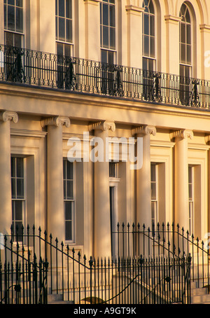 Regency houses nr Regents Park London England UK Stock Photo