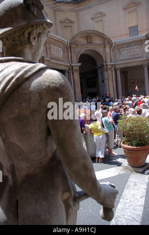 Statue of Mercury (Hermes) in the Vatican Museum Stock Photo