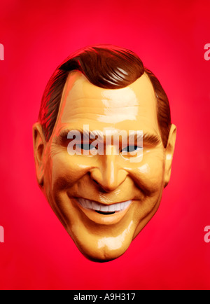President George W Bush Mask Stock Photo
