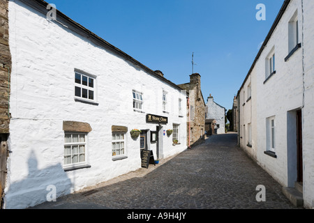 Main Street, Dent, Dentdale, Yorkshire Dales National Park, North Yorkshire, England, UK Stock Photo