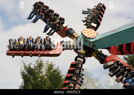 The Samurai ride at Thorpe Park Stock Photo