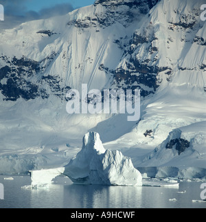 Antarctica, icy landscape in the Neumayer-Channel, Antarctica, Antarctic Peninsula Stock Photo