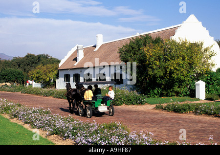 South Africa The Spier Estate in the Western Cape Cape Winelands Stock Photo