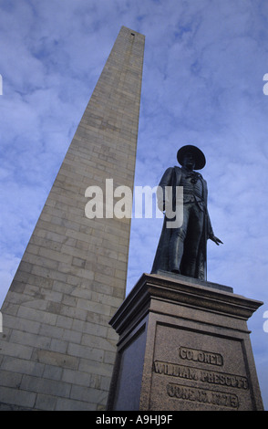 Bunker Hill Monument, Boston, Mass, USA Stock Photo