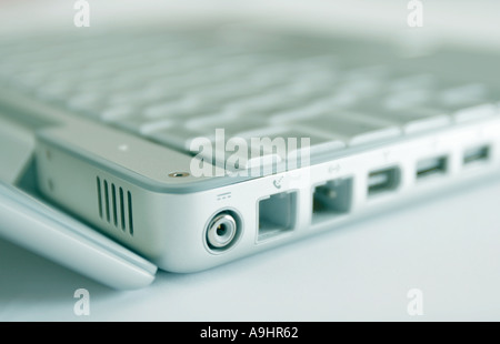 Laptop. Powerbook Macintosh G4 Stock Photo