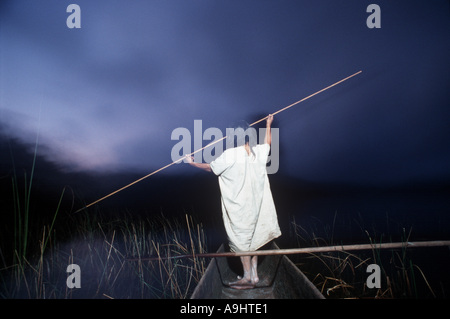 Mexico, Chiapas, Naha, Selva Lacandona. Chan K'in Antonio Rambo Ramos, Lacandon Maya jungle guide. Stock Photo