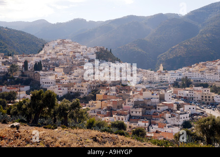 Moulay Idriss, holy town in Morocco, Africa Stock Photo