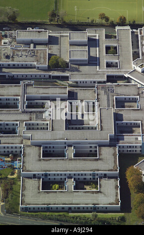 Aerial View Of Queen Elizabeth Hospital In Birmingham, UK Stock Photo ...