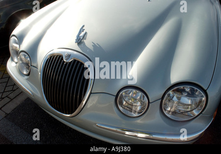 Gorgeous gleaming new S type Jag Stock Photo