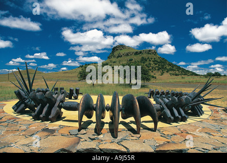 Isandlwana Battlefield Monument Kwa Zulu Natal South Africa Stock Photo