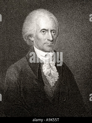 Richard Henry Lee, 1732 -1794. American statesman and Founding Father. Stock Photo