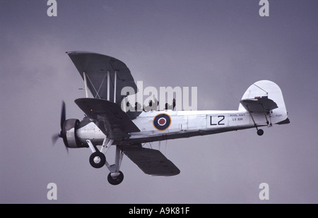 Second World War Fairey Swordfish 'stringbag' flying at Southend airshow, Essex, UK. Stock Photo