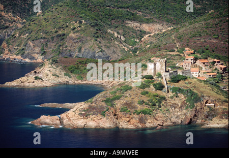 Girolata, Corsica FRANCE Stock Photo