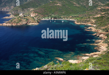 Girolata, Corsica FRANCE Stock Photo