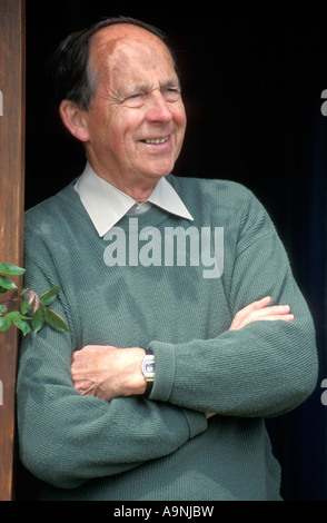 portrait mature gentleman standing in doorway Stock Photo