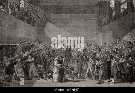 The Tennis Court Oath, June 20th 1789 The deputy of middle class ...