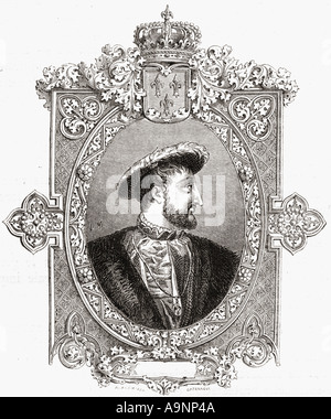 Francois I, aka Francis D Angouleme, 1494 -1547.  King of France. Stock Photo