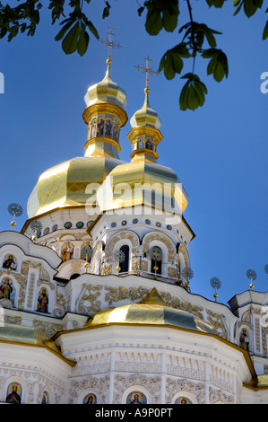 Church at Kievo pecherskaya lavra Kiev pechersk lavra Cave monastery in Kyiv Ukraine Stock Photo