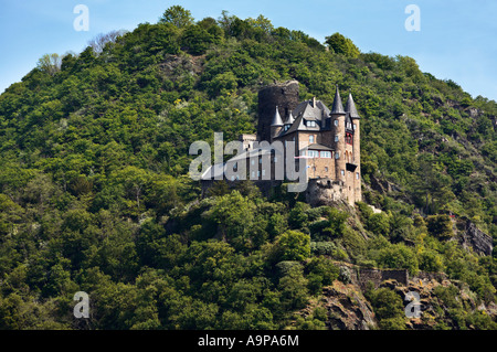 Castle Katz, Rhineland, Germany, Europe Stock Photo