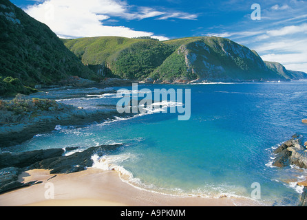 A beautiful bay on the Garden Route Tsitsikamma National Park South Africa Stock Photo
