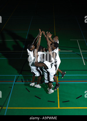 Basketball team Stock Photo