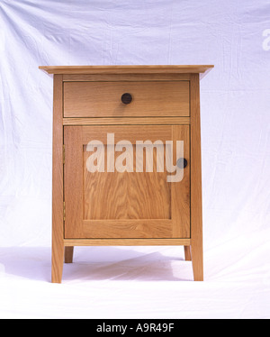 Hand Made Light Oak Furniture Cabinet still life Stock Photo