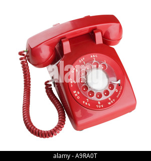 Close up of rotary telephone Stock Photo