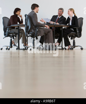 Group of businesspeople having meeting Stock Photo