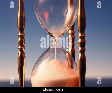 Concept Time Hourglass Stock Photo
