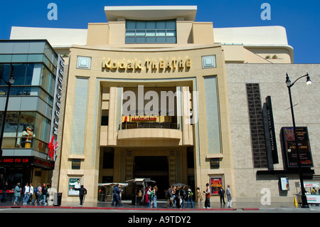 Entrance of the Kodak Theater on Hollywood Blvd Hollywood CALIFORNIA Stock Photo