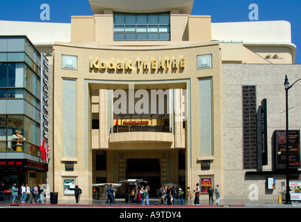 Entrance of the Kodak Theater on Hollywood Blvd Hollywood CALIFORNIA Stock Photo