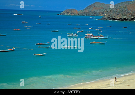 Isla Margarita island Venezuela Playa Manzanillo popular beach cruise destination Stock Photo