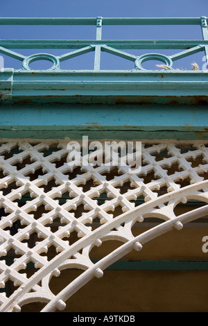 Cast iron arches on Madeira Drive , Brighton, East Sussex, England, UK ...