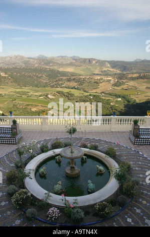 The Terrace, Case don Bosco, Ronda,Andalucia Stock Photo