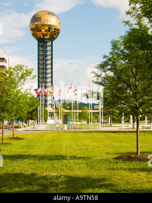 Stock Photo Sunsphere Knoxville Tennessee USA Stock Photo