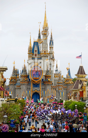 Magic Kingdom at Walt Disney World Orlando Florida FL Stock Photo