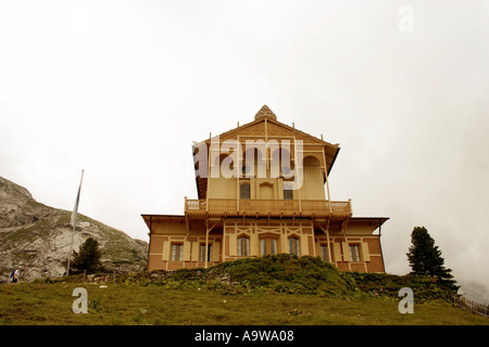 Royal Hunting Lodge King Ludwig II on the Schachen Bavaria Germany Stock Photo