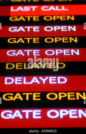 Information screens Seeb International airport Muscat Oman Stock Photo ...