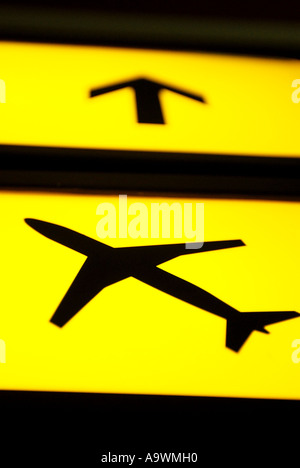 Departure gate signs Seeb International airport Muscat Oman Stock Photo ...