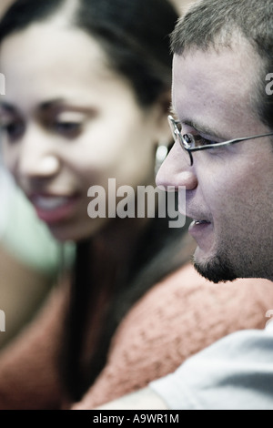 Close-up of smiling students Stock Photo