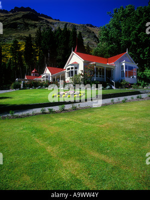 WALTER PEAK HIGH COUNTRY STATION LAKE WAKATIPU SOUTH ISLAND NEW ZEALAND Stock Photo