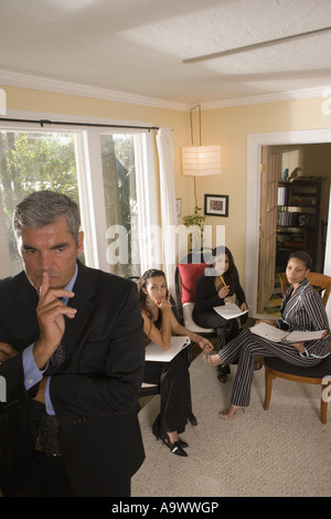 Women entrepreneurs in a business meeting Stock Photo