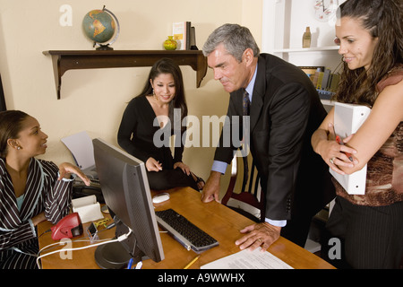 Women entrepreneurs in a business meeting Stock Photo
