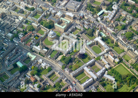 Aerial view of Oxford England Stock Photo